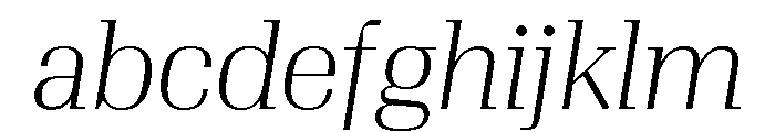Algebra Display Light Italic FONT