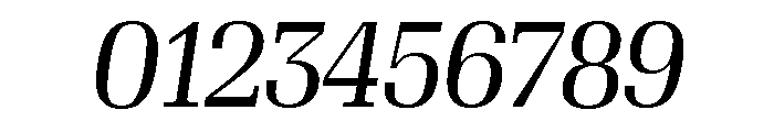 Algebra Display Regular Italic Font OTHER CHARS