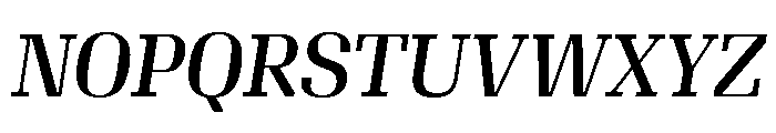 Algebra Display Regular No 2 Italic Font UPPERCASE