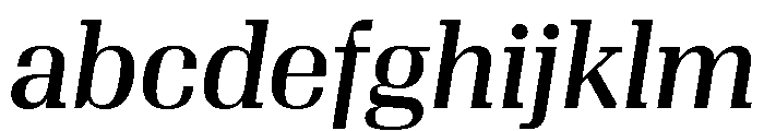 Algebra Display Regular No 2 Italic FONT