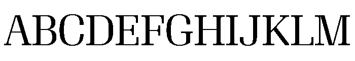 Algebra Display Regular Font UPPERCASE