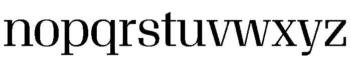 Algebra Display Regular Font LOWERCASE