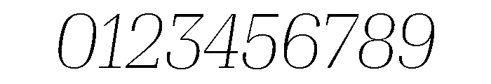 Algebra Display Thin Italic Font OTHER CHARS