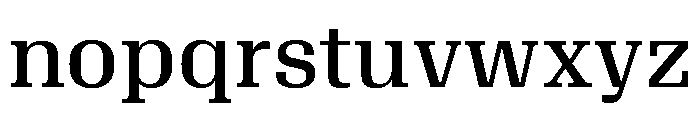 Algebra Regular No 2 Font LOWERCASE