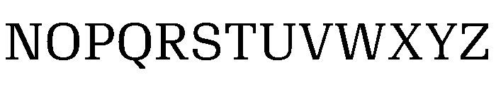 Algebra Regular Font UPPERCASE