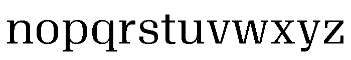 Algebra Regular Font LOWERCASE