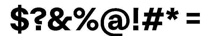 Algorytm Bold Font OTHER CHARS