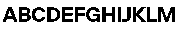Algorytm Bold Font UPPERCASE