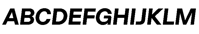 Algorytm BoldItalic Font UPPERCASE