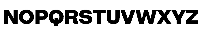 Algorytm Extrabold Font UPPERCASE