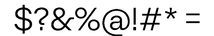 Algorytm Light Font OTHER CHARS