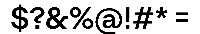 Algorytm Medium Font OTHER CHARS