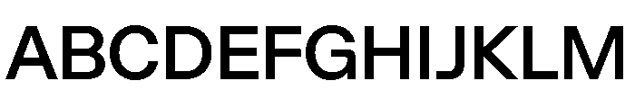 Algorytm Medium Font UPPERCASE
