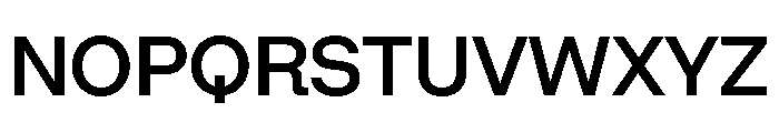 Algorytm Medium Font UPPERCASE