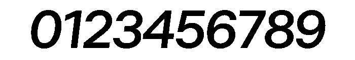 Algorytm MediumItalic Font OTHER CHARS