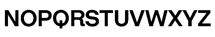 Algorytm Semibold Font UPPERCASE
