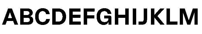 AlgorytmClear Bold Font UPPERCASE