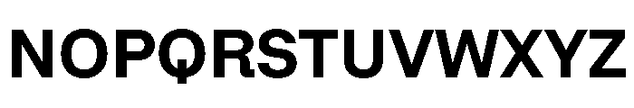 AlgorytmClear Bold Font UPPERCASE