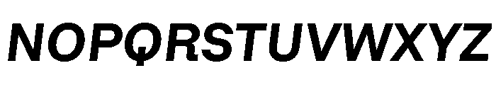 AlgorytmClear BoldItalic Font UPPERCASE