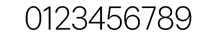 AlgorytmClear Extralight Font OTHER CHARS