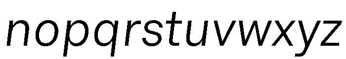 AlgorytmClear LightItalic Font LOWERCASE