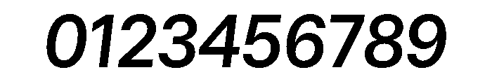AlgorytmClear MediumItalic Font OTHER CHARS