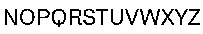 AlgorytmClear Regular Font UPPERCASE