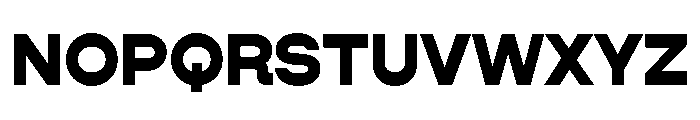 AlgorytmFlip Extrabold Font UPPERCASE