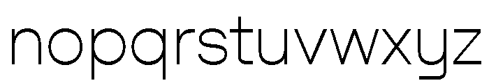 AlgorytmFlip Extralight Font LOWERCASE