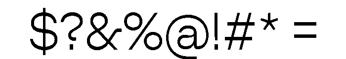 AlgorytmFlip Light Font OTHER CHARS