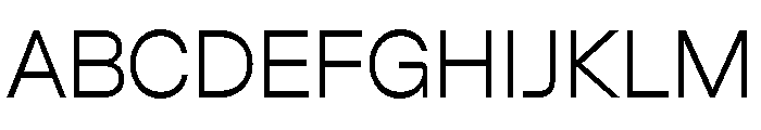 AlgorytmFlip Light Font UPPERCASE