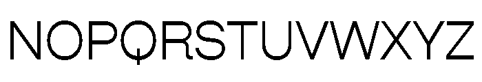 AlgorytmFlip Light Font UPPERCASE