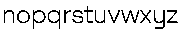 AlgorytmFlip Light Font LOWERCASE