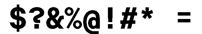 AlgorytmMono Bold Font OTHER CHARS