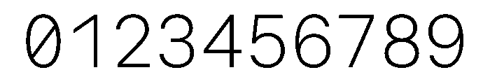 AlgorytmMono Extralight Font OTHER CHARS