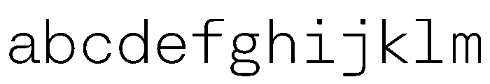 AlgorytmMono Extralight FONT