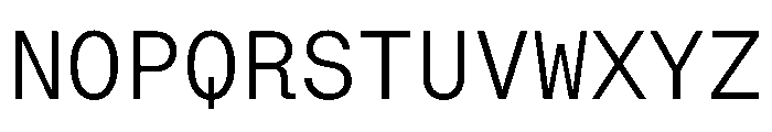 AlgorytmMono Light Font UPPERCASE