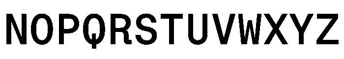 AlgorytmMono Medium Font UPPERCASE