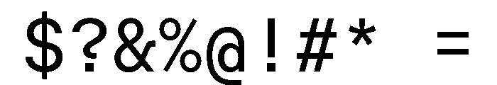 AlgorytmMono Regular Font OTHER CHARS