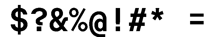 AlgorytmMono Semibold Font OTHER CHARS