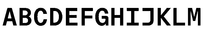 AlgorytmMono Semibold Font UPPERCASE