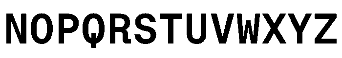 AlgorytmMono Semibold Font UPPERCASE
