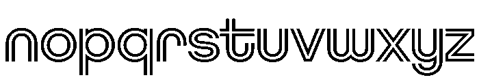 AlgorytmSport Inline Font LOWERCASE
