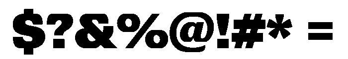 Align Black Font OTHER CHARS