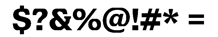 Align Bold Font OTHER CHARS