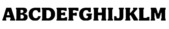 Align Extrabold Font UPPERCASE