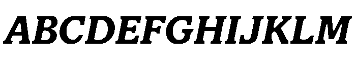 Align Medium Italic Font UPPERCASE