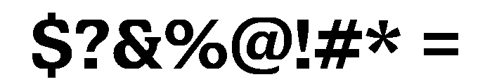 Align Medium Font OTHER CHARS