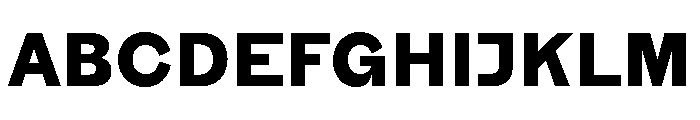 Alloy GroteskHeavy Font UPPERCASE