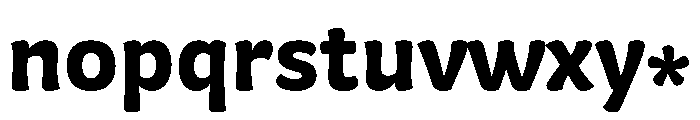 Almandin Bold Instance Font LOWERCASE
